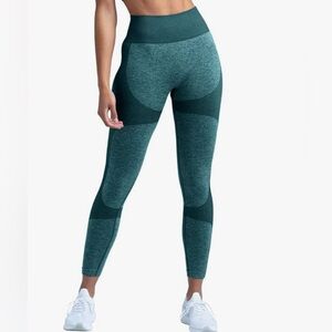 High-Waisted Teal Leggings